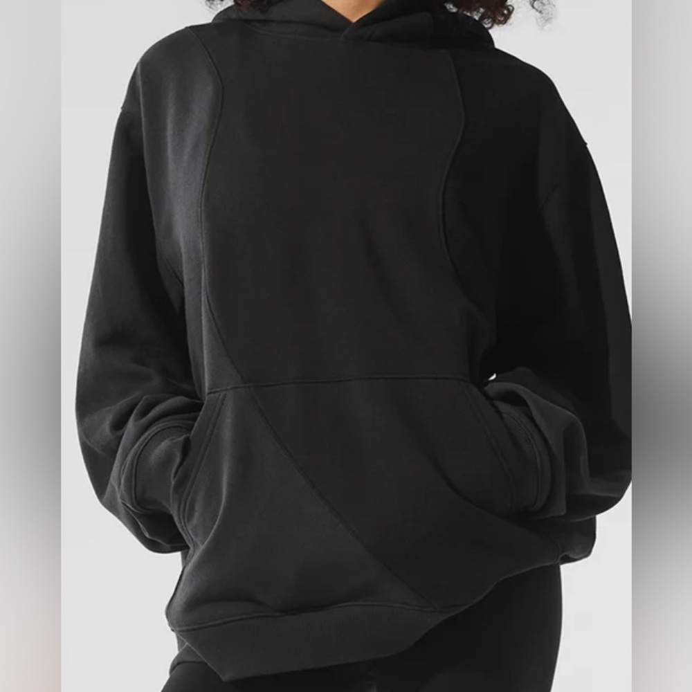 Alo Make Waves Hoodie Black Size Small